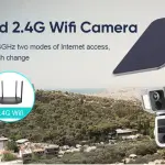 كاميرا مراقبة بالطاقة الشمسية MS3 4G|WiFi بدقة تصوير 2K