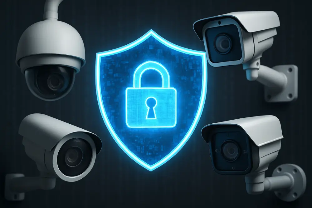 المقال الثالث: أمنك الرقمي يبدأ من هنا: 8 خطوات أساسية لتأمين كاميرات المراقبة من الاختراق