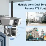 كاميرا مراقبة بالطاقة الشمسية MS3 4G|WiFi بدقة تصوير 2K