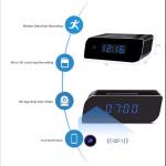 كاميرا IP مخفية على شكل ساعة طاولة