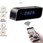 كاميرا IP مخفية على شكل ساعة طاولة