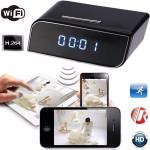 كاميرا IP مخفية على شكل ساعة طاولة